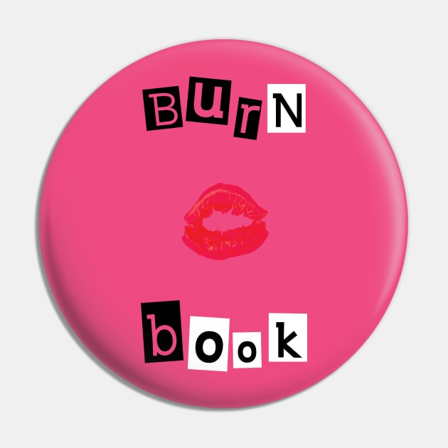 Mean Girls Burn Book Pin by Craftee Designs