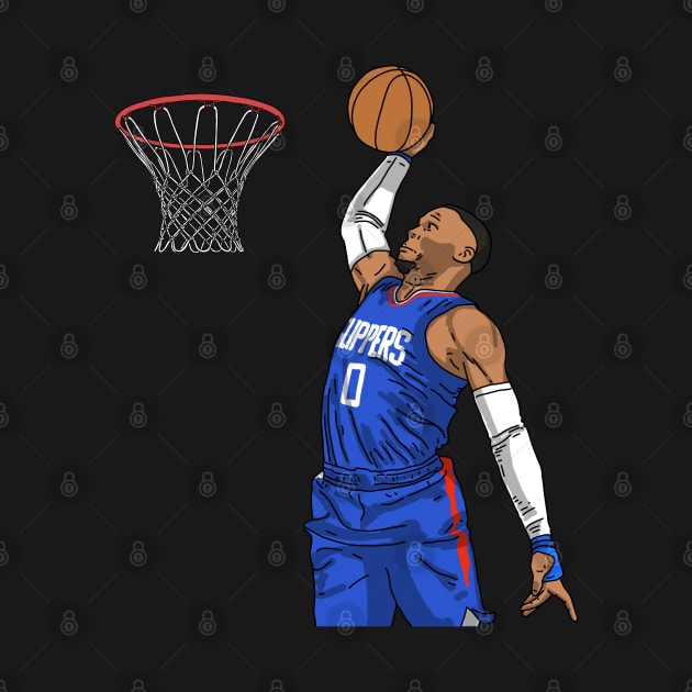 Russell Westbrook Dunk by Luna Illustration