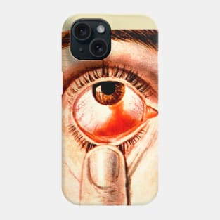 Red eye finger in sight I'll show you now Phone Case