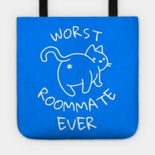 Cat Butthole Worst Roommate Ever Tote