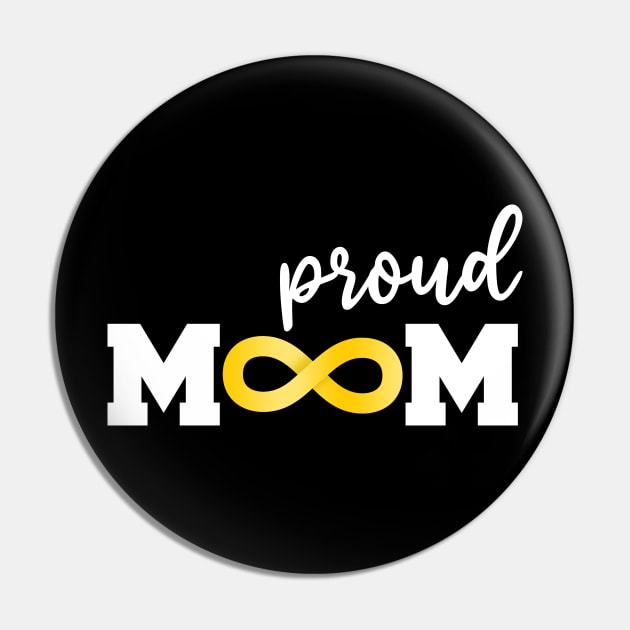 Proud Mom Autism Acceptance Pin by mia_me