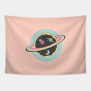 Galaxy Pizza Tapestry