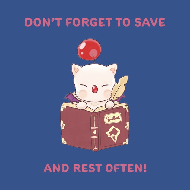 Self Care Save Moogle by Chic Pixel Picks 