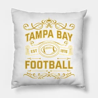 Vintage Tampa Bay Football Pillow