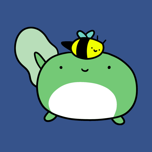 Tadpole and Bee by saradaboru