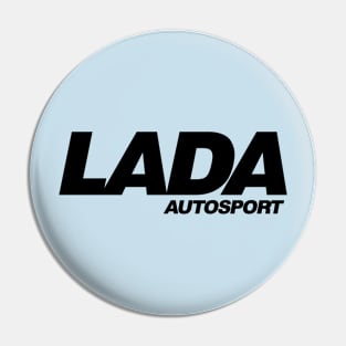 Lada Autosport logo (black) Pin