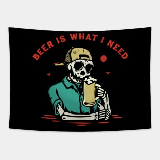 Beer is What I Need Tapestry