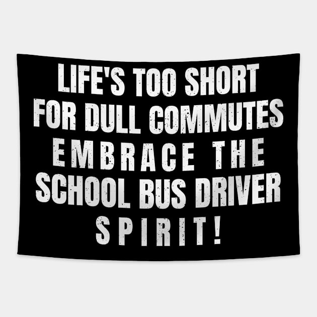 School Bus Driver Tapestry by trendynoize