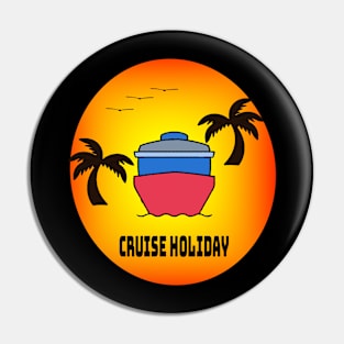 Cruise Summer Vacation Palm tree Pin