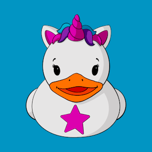 Fancy Unicorn Rubber Duck T-Shirt