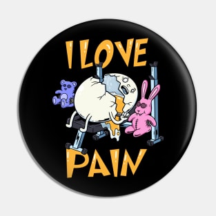 Eggs-ercise with a Side of Humor: Embracing Pain at the Gym! Pin