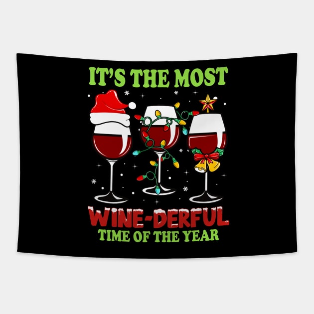 Its the most winederful time of the year Tapestry by DragonTees