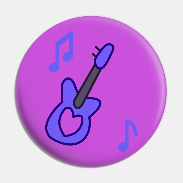 Guitar - Mabel's Sweater Collection Pin by Ed's Craftworks