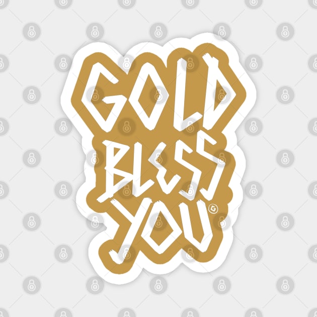 GOLD BLESS U Magnet by GANA