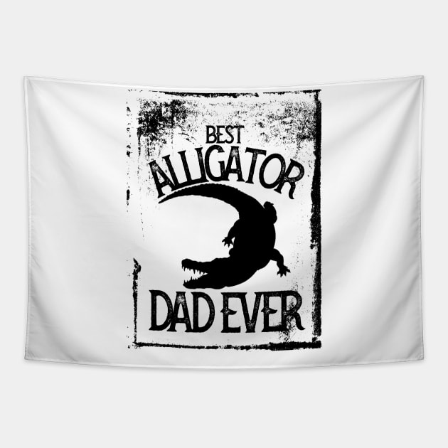 best alligator dad ever Tapestry by kirkomed