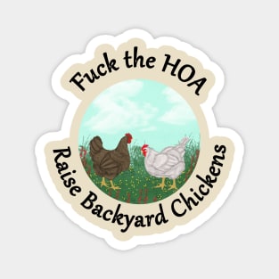 Backyard Chickens Magnet
