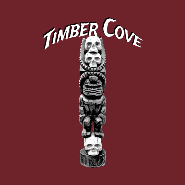 Timber Cove Tiki with 3 skulls by Timber Cove