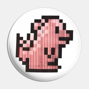 Spritezilla GB - red stripes Pin