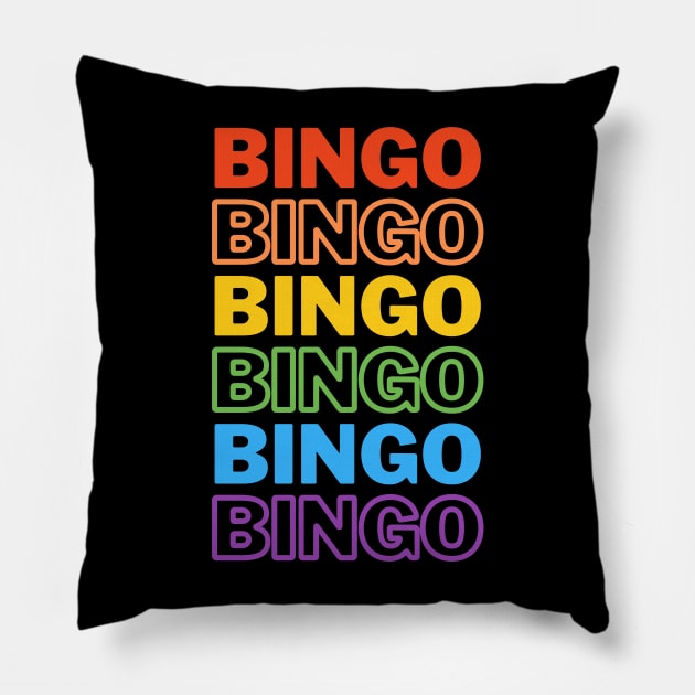 Bingo Pillow by Confessions Of A Bingo Addict