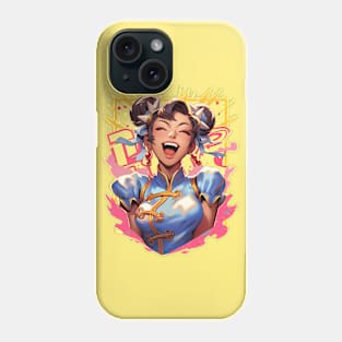 HAPPY SLAPPIN HIME - STREET FIGHTER | Gaming Anime Manga Pop Art Illustration Artwork | PROUD OTAKU Phone Case