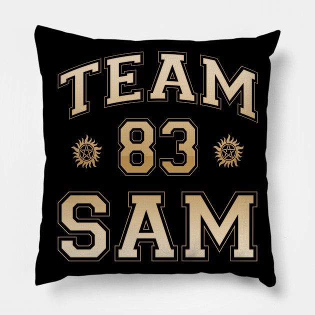 TEAM SAM 1 Pillow by GreatSeries