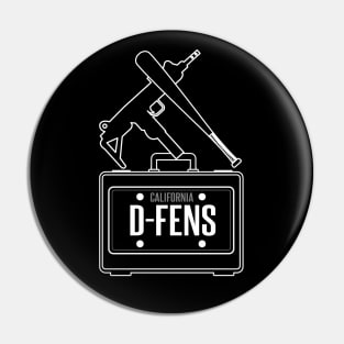 D-Fens License Plate Pin