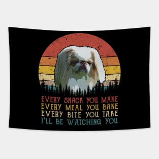 Retro Japanese Chin Every Snack You Make Every Meal You Bake Tapestry