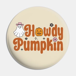 Howdy Pumpkin Pin