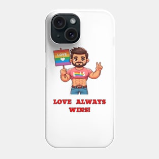 Love always wins Phone Case