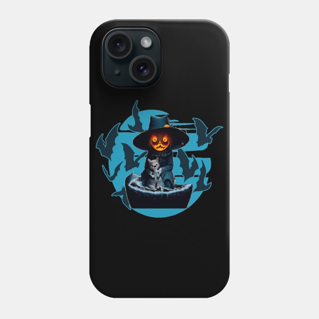 Monster Mash, Vintage Ghost Halloween, But Pumpkin, Black Cat, Retro Fall, Skeleton, Funny Skull, Happy Halloween Day Happy Halloween Party Gift Phone Case by Customo