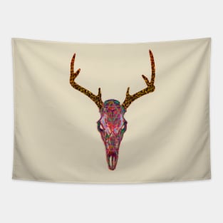 Lakota Shaman&amp;#39;s Bull Skull Tapestry