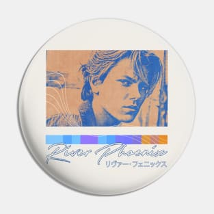 River Phoenix // 90s Aesthetic Fan Design Pin