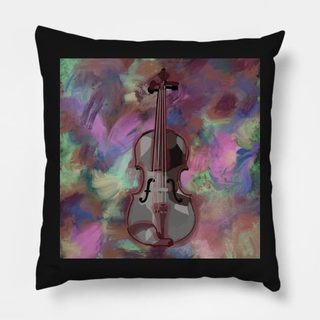 Stradivarius medley Pillow by Lsutton4