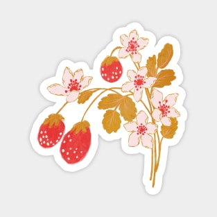 Strawberry Bunch 2 Magnet