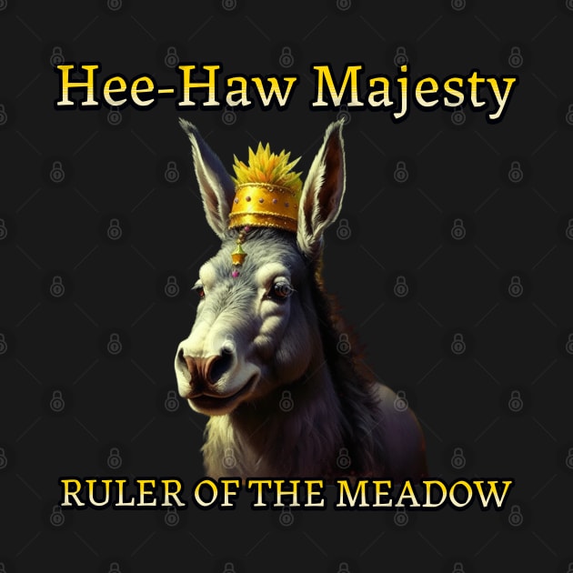 Hee-Haw Majesty | Funny Miniature Donkey by Alaigo