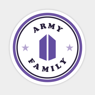 BTS ARMY family round logo Magnet