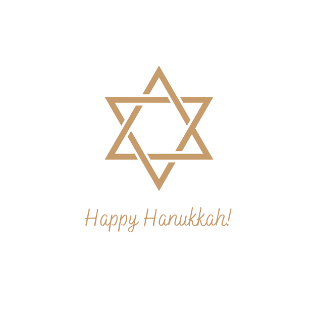 Holiday Collection - Happy Hanukkah (Gold) by Tanglewood Creations