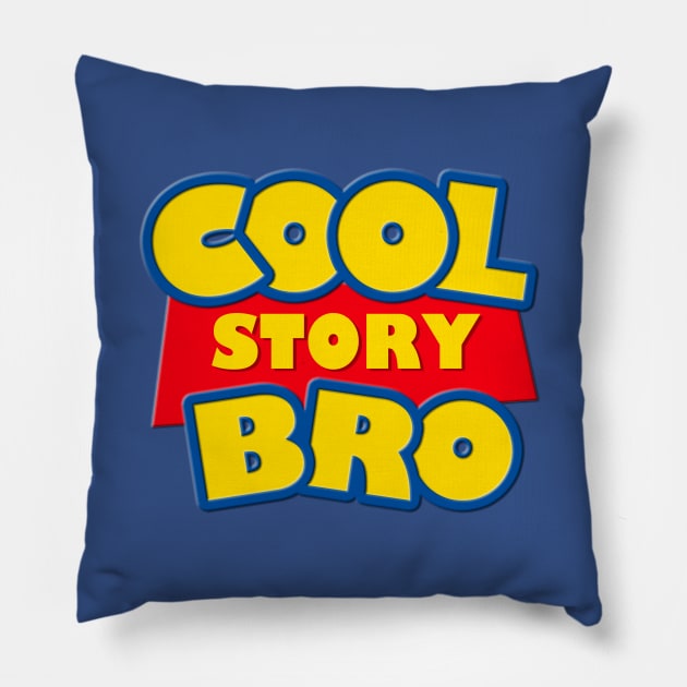 Cool Story Bro Pillow by iconicole