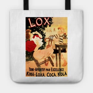 LOX APERITIF PAR EXCELLENCE Vintage French Liqueur Advertisement by Georges Meunier Tote