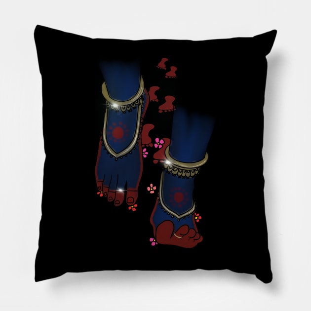 Goddess kali Pillow by Mermaidssparkle