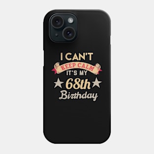 68th birthday gift Phone Case