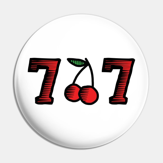 Lucky Sevens Pin by PsychicCat