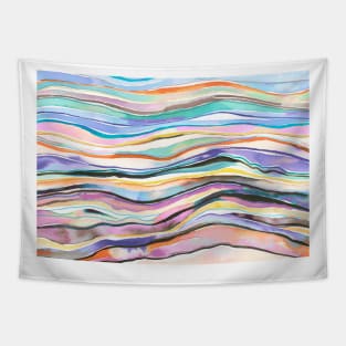 Watercolor Agate Tapestry