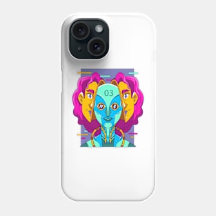 Technology Robot Girl Phone Case