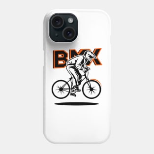 BMX Rider Silhouette for Men Women Kids and Bike Riders Phone Case