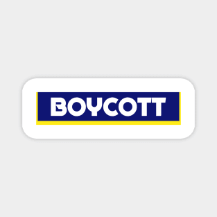 Boycott Unchecked Capitalism Magnet