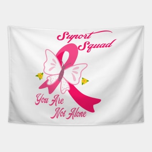 We Wear Pink - Ribbon Support Squad .Criez Tapestry