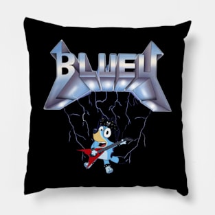 bluey metal Pillow