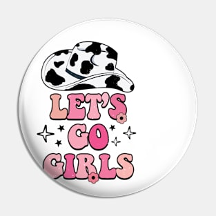 Let's Go Girls Cowboy Hat Pin