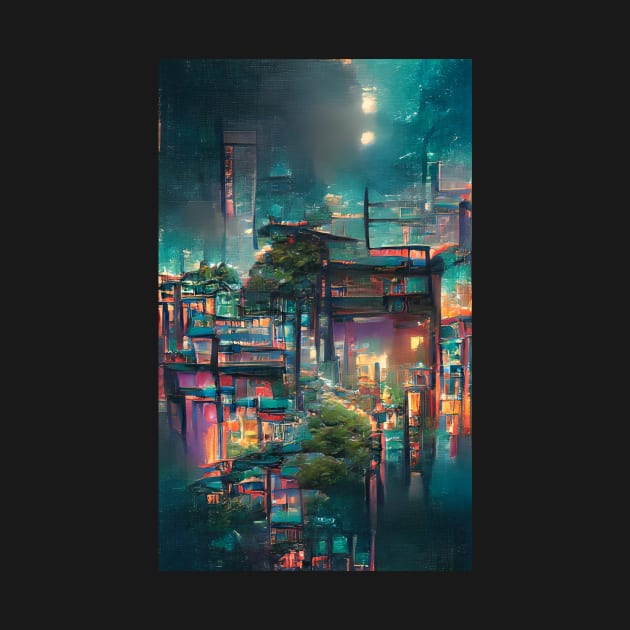 Tokyo Dreamscape: AI-Generated Cityscapes by aestheticand